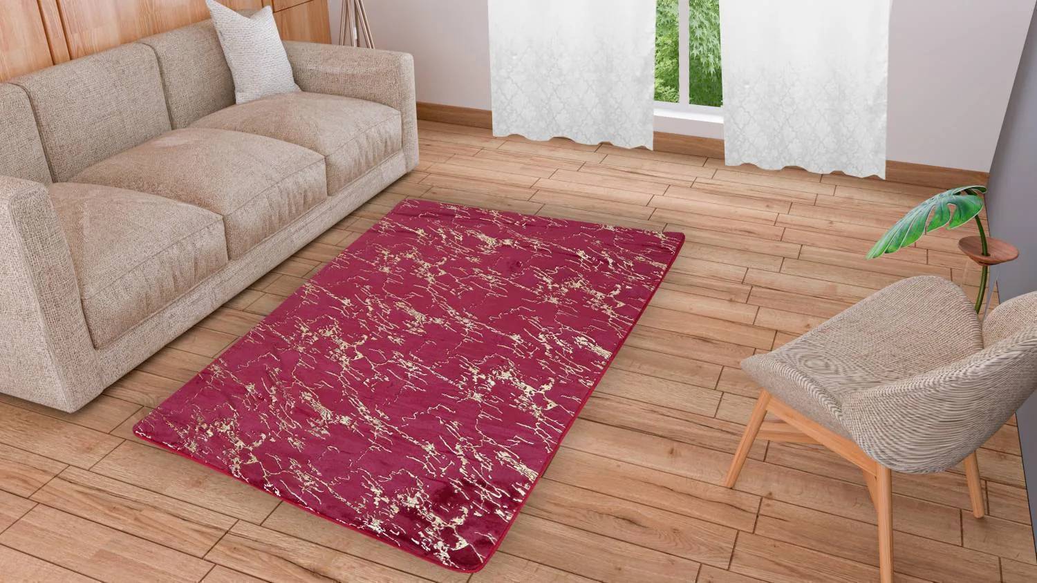 Tapete marmolado medida: 120m x 170cm - Alfombras y tapetes | D' Ensueño