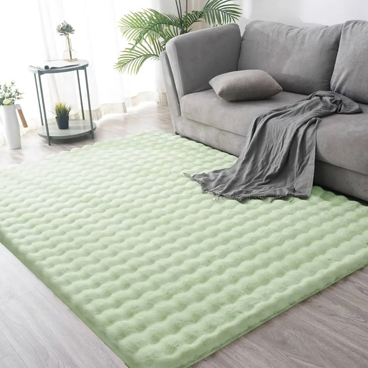 Tapete vichy medida: 120m x 160cm - Alfombras y tapetes | D' Ensueño
