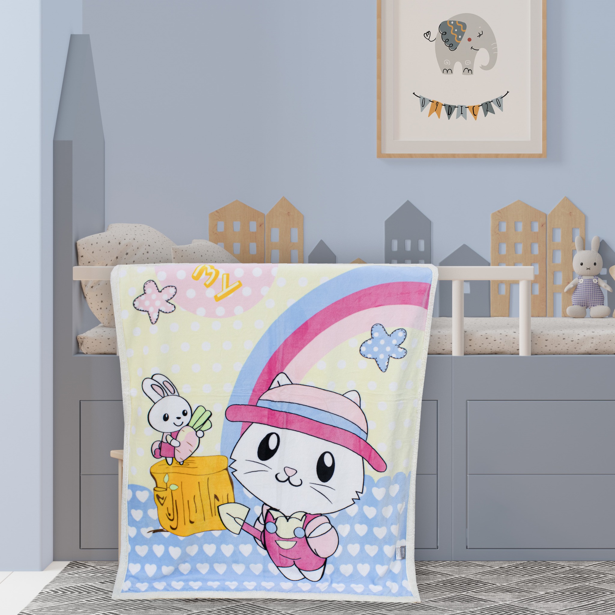 Cobija ovejera bebé 94cm x 136cm - Cobijas | D' Ensueño