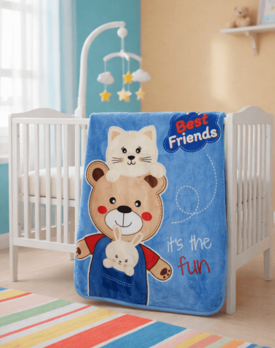 Mantilla de bebé 100cmx140cm - Cobijas Colombia