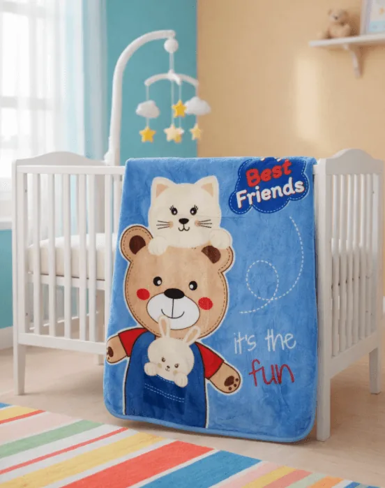 Mantilla de bebé 100cmx140cm - Cobijas | D' Ensueño