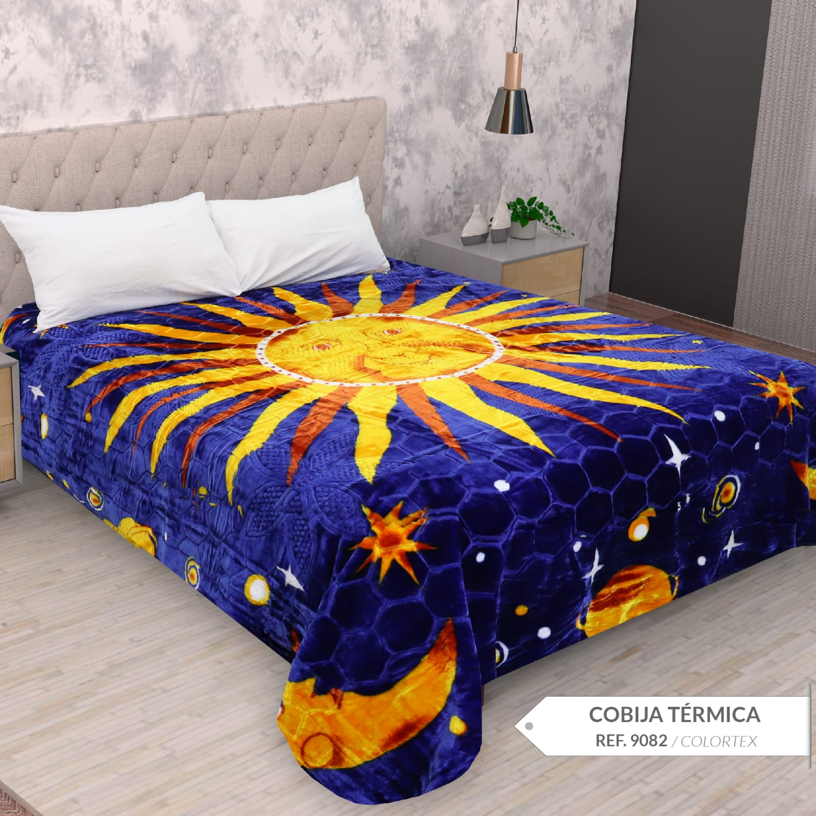 Cobija térmica estampada sencilla kolortex 160cm x 220cm sencillakolortex - Cobijas | D' Ensueño