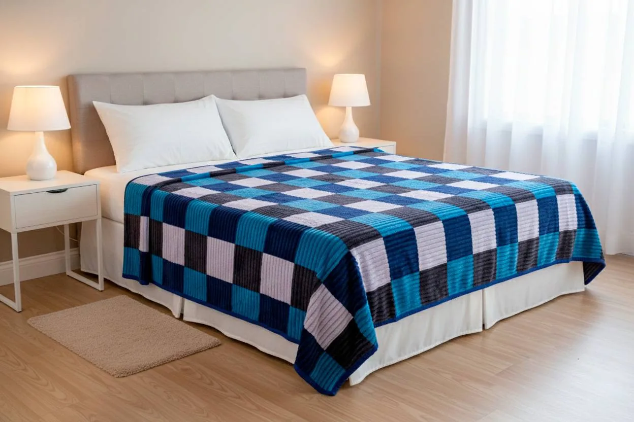 Cobija ovejera troquelada 195cmx215cm - Cobijas | D' Ensueño