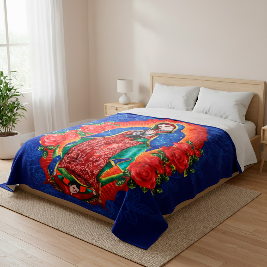 Cobija guadalupe 190cmx210cm - Cobijas | D' Ensueño