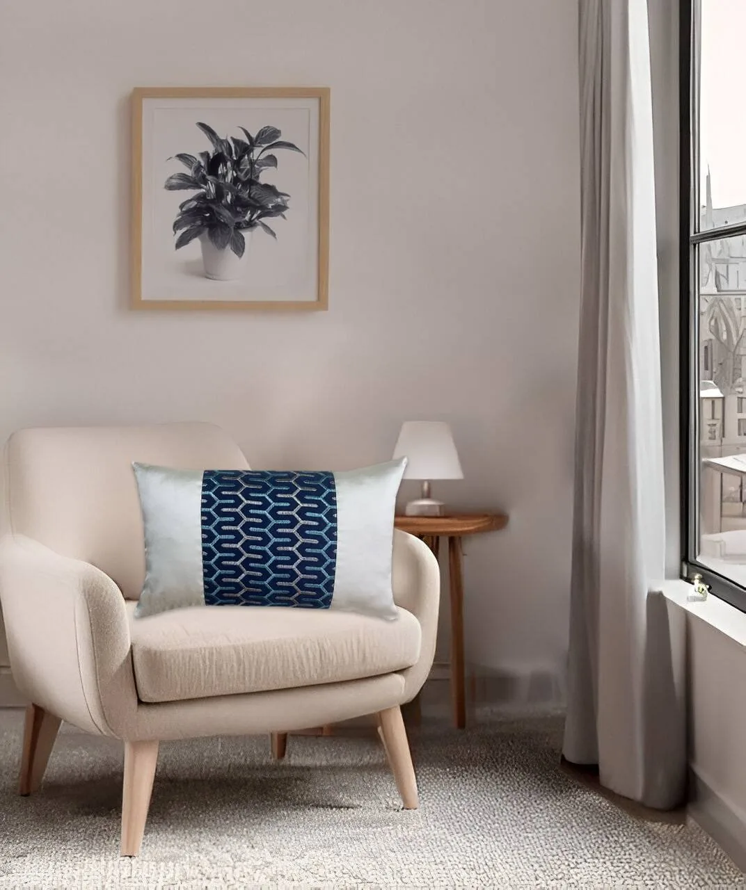 Cojín riñonera ibiza 34cmx39cm - Cojines | D' Ensueño