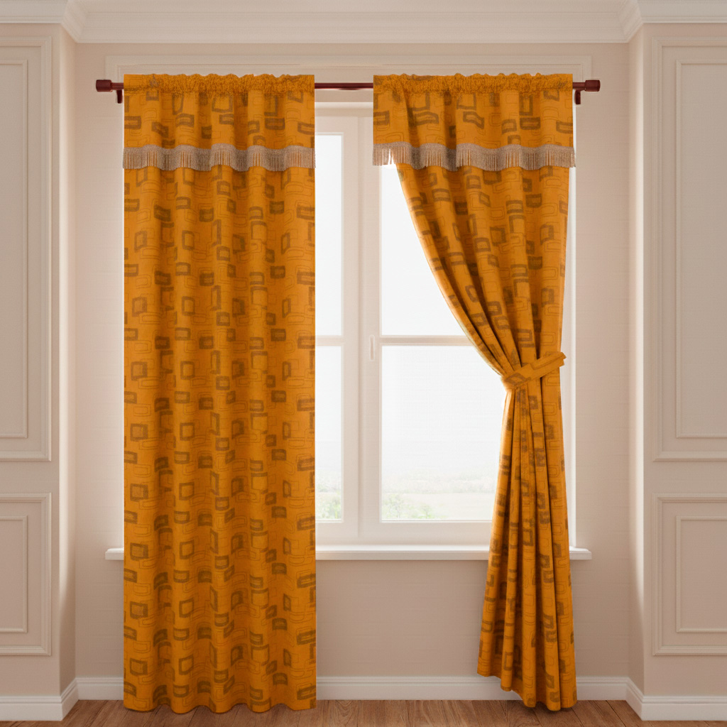 Cortina fleco grueso 140cmx220cm - Cortinas | D' Ensueño