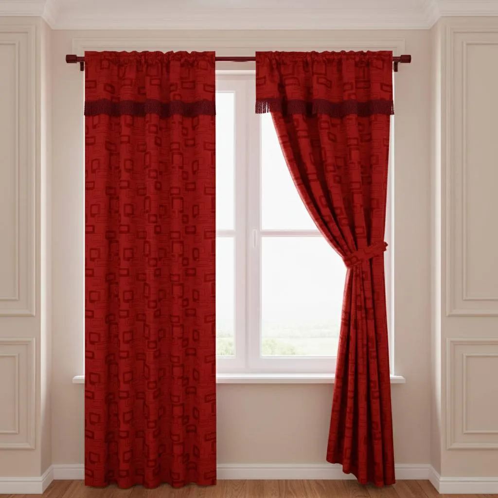 Cortina fleco grueso 140cmx220cm - Cortinas | D' Ensueño