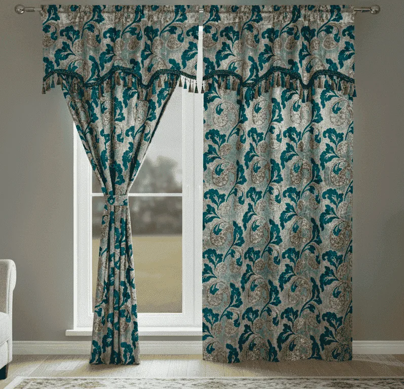 Cortina cenefa de lujo 140cmx230cm - Cortinas | D' Ensueño