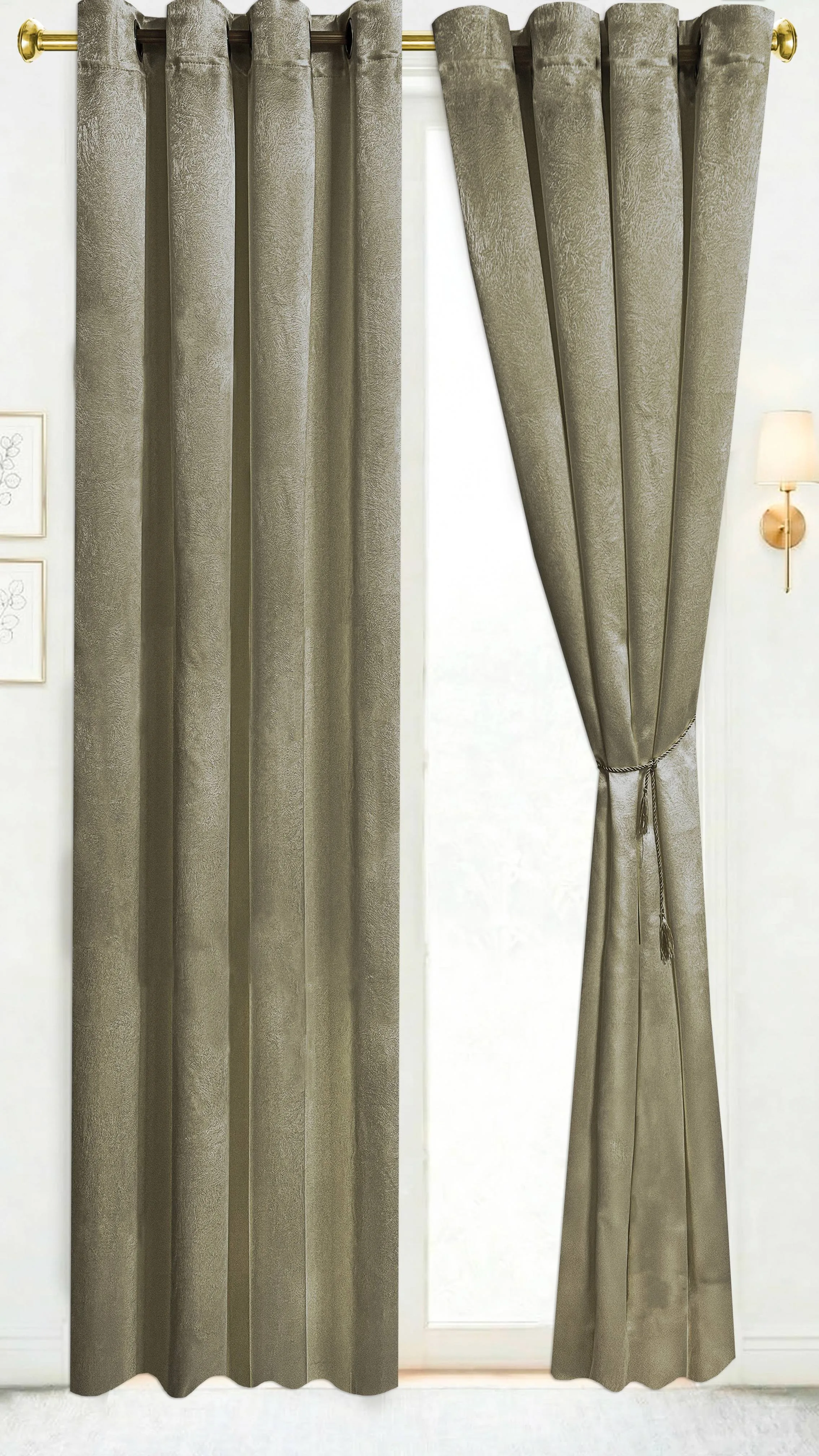 Cortina sofia 140cmx220cm - Cortinas | D' Ensueño