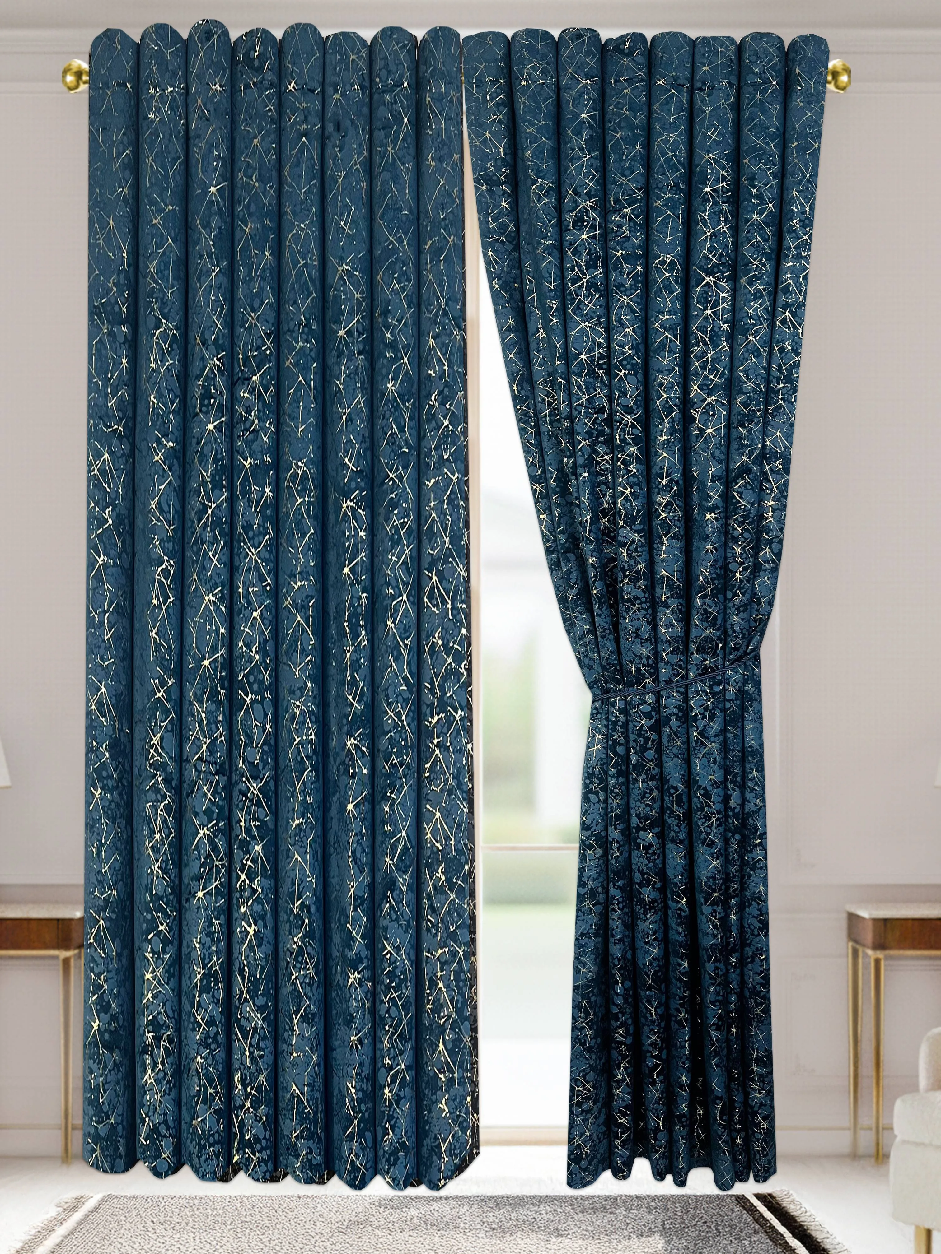 Cortina marmolada 140cmx220cm - Cortinas | D' Ensueño