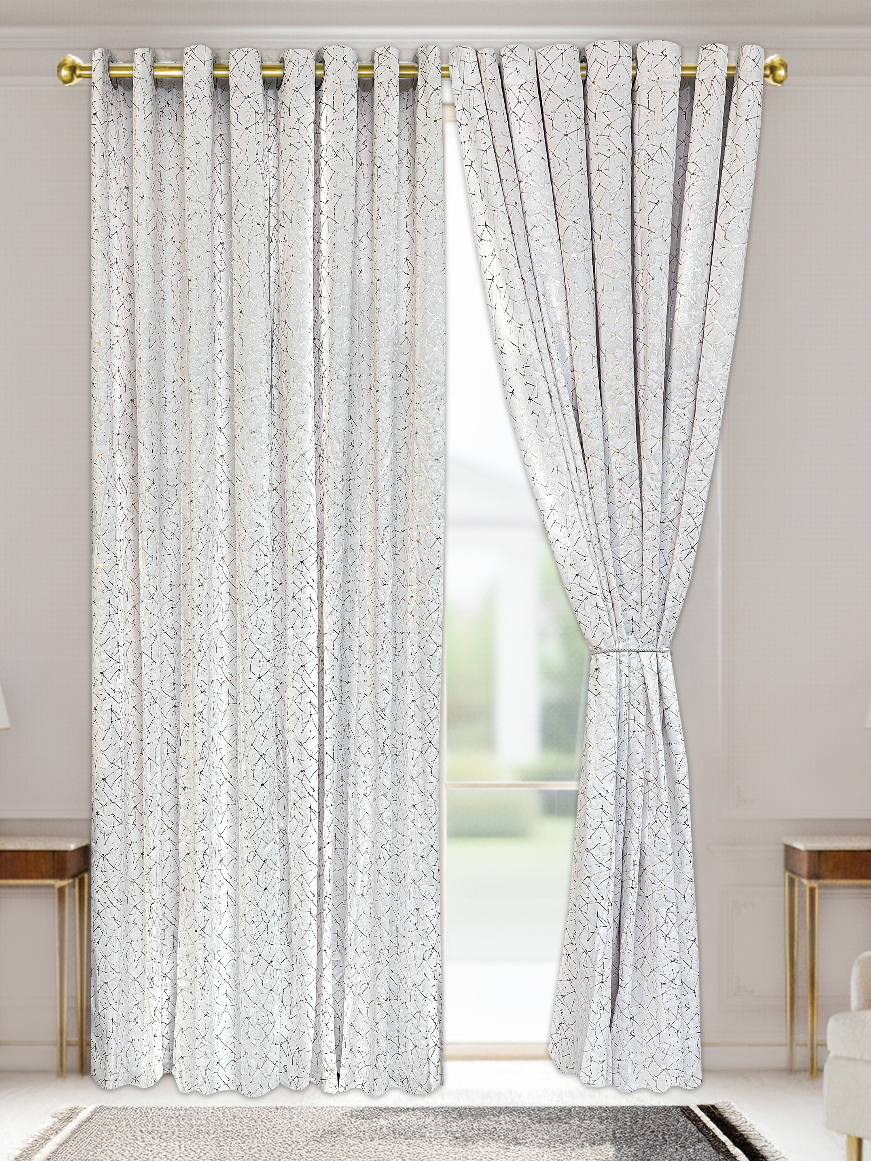 Cortina marmolada 140cmx220cm - Cortinas Colombia