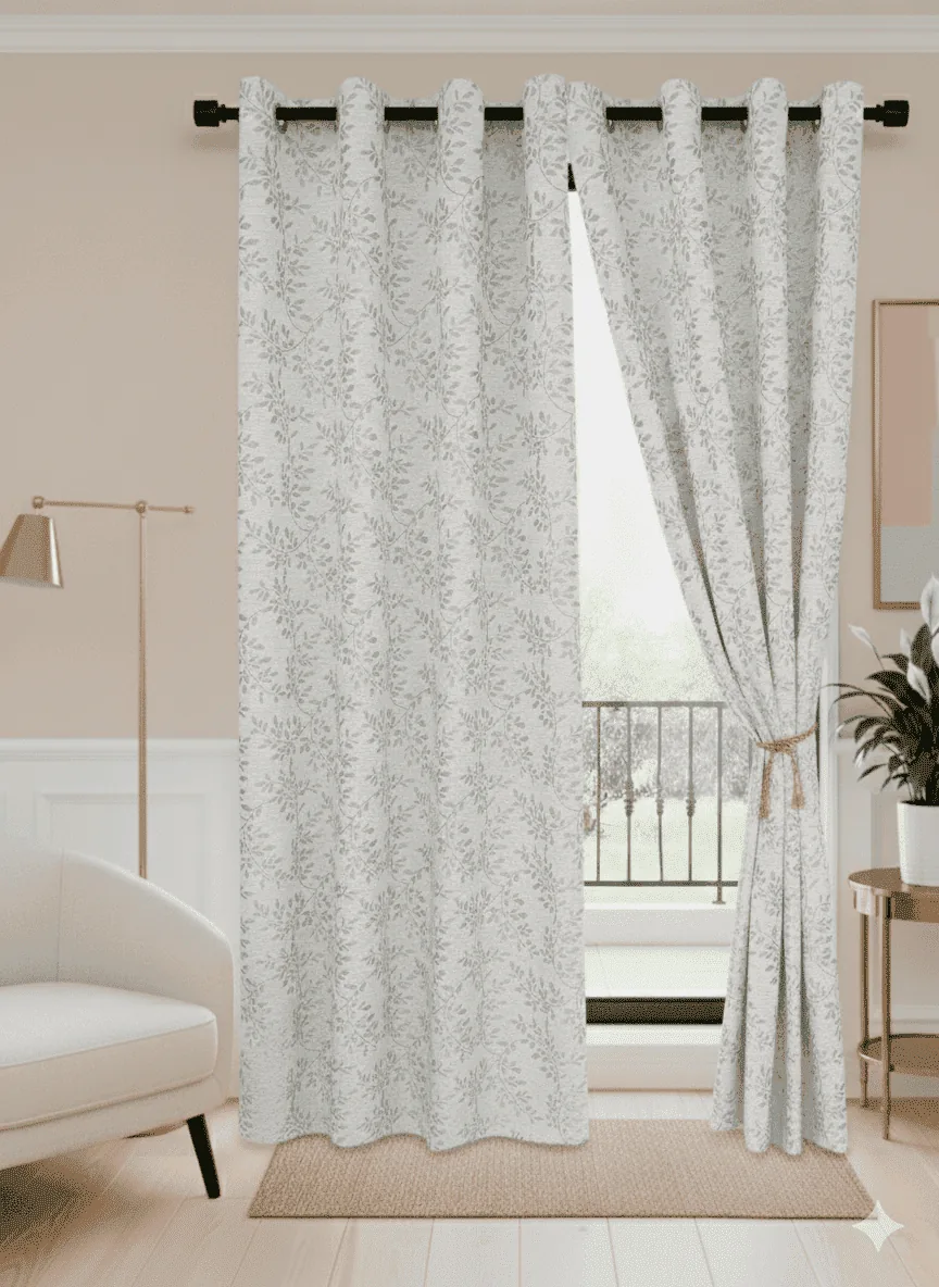 Cortina alba 140cmx220cm - Cortinas | D' Ensueño