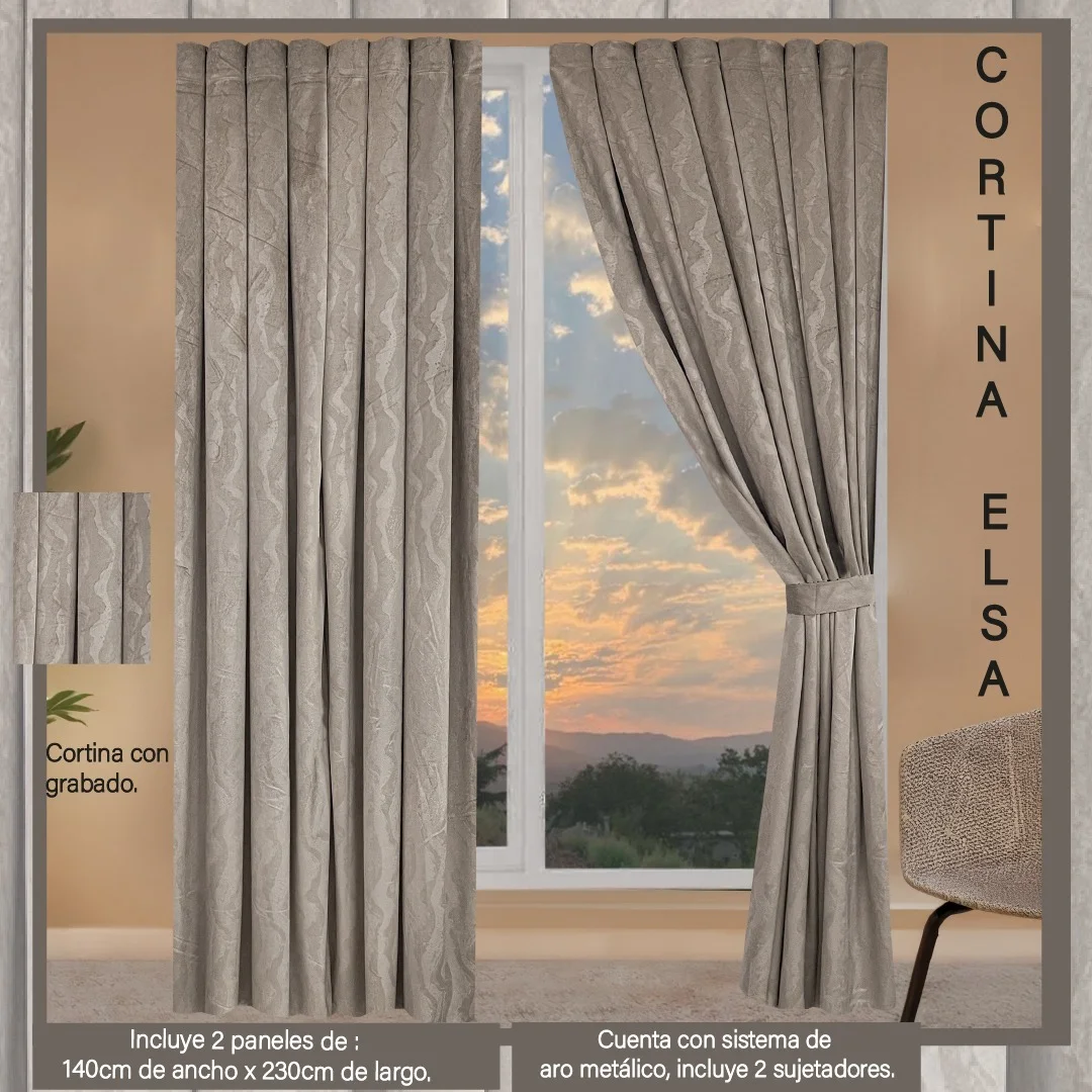 Juego de cortinas modernas - Cortinas | D' Ensueño