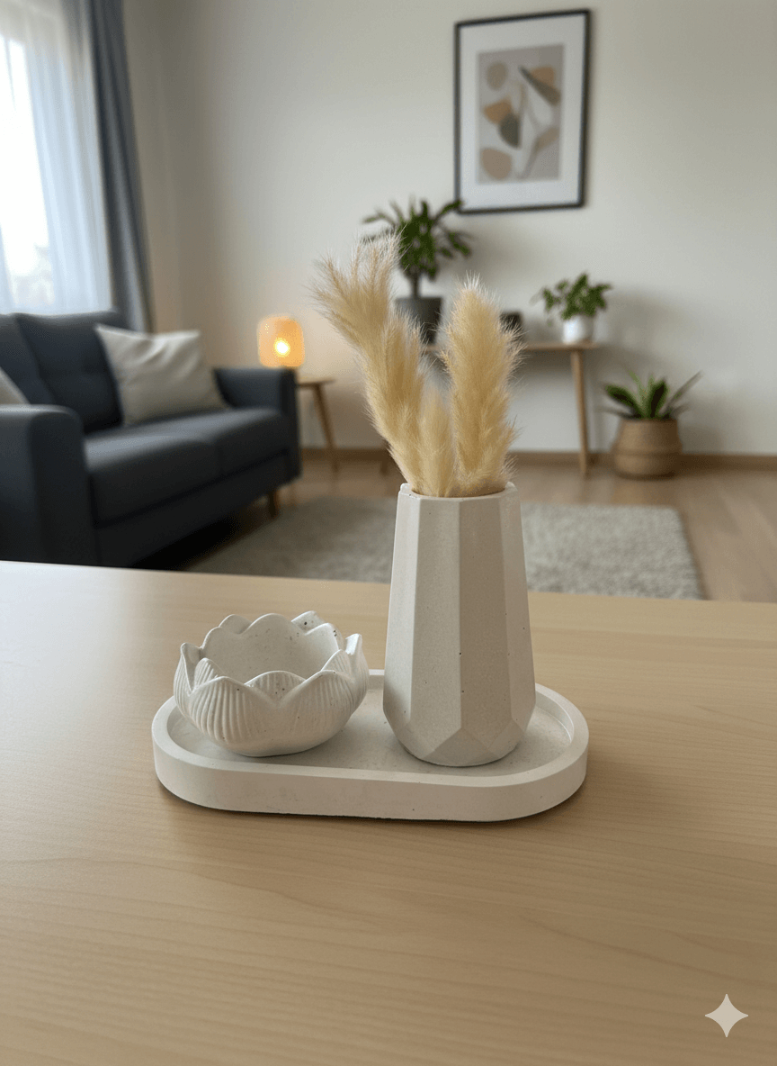 Set flor de arena - Línea artesanal | D' Ensueño