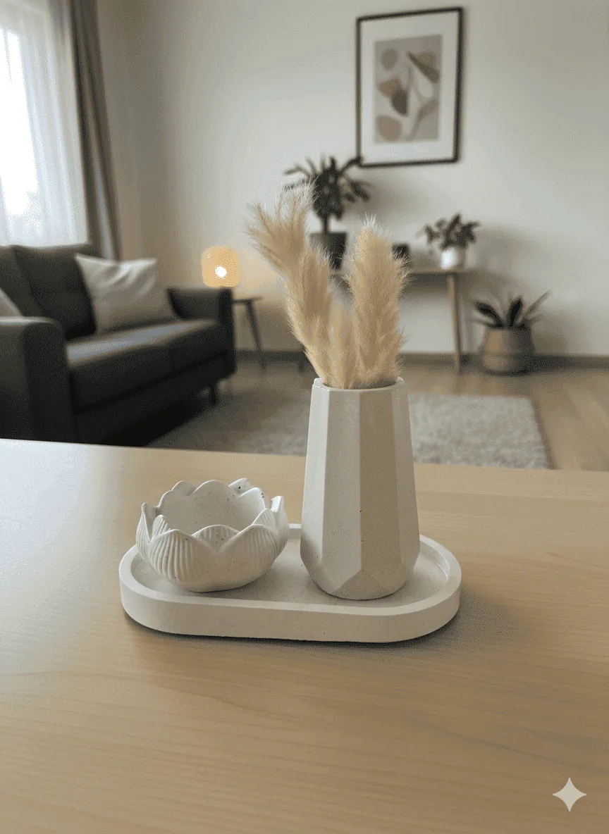 Set flor de arena - Línea artesanal | D' Ensueño