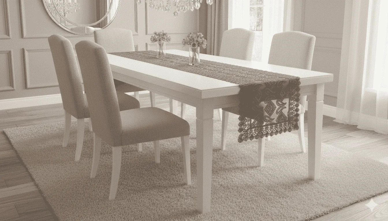 Camino de mesa lentejuelas 40cmx180cm - Mantelería | D' Ensueño