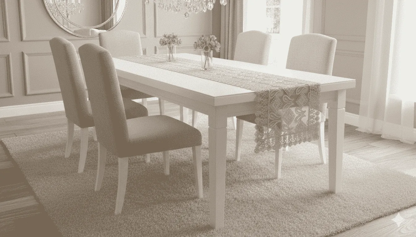 Camino de mesa lentejuelas 40cmx180cm - Mantelería | D' Ensueño