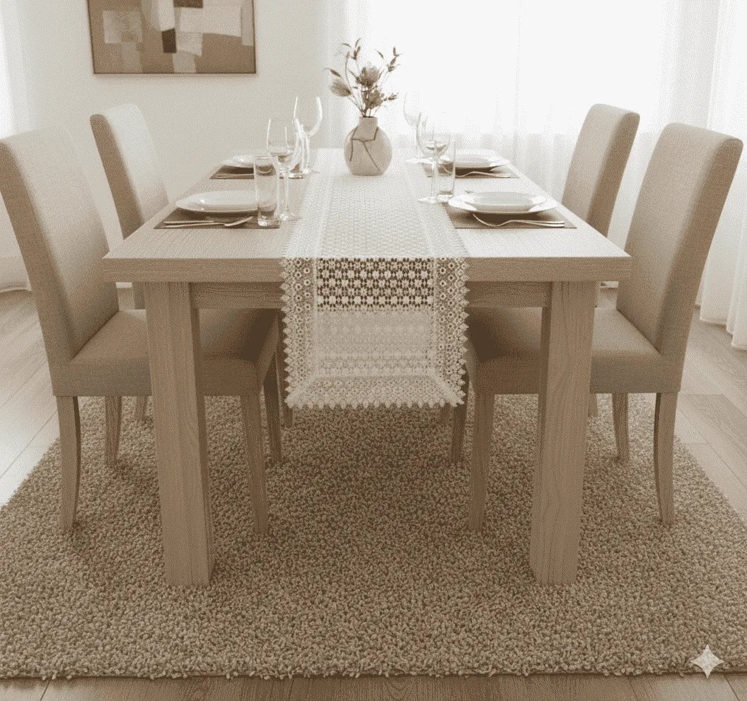 Camino de mesa guipiur 8303 40cmx180cm - Mantelería | D' Ensueño