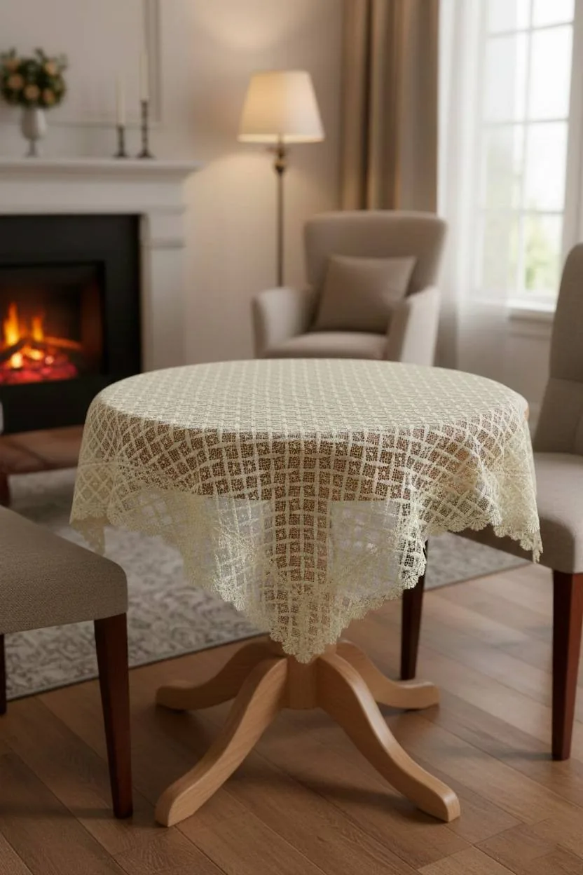 Carpeta guipiur 6210 85cmx85cm - Mantelería | D' Ensueño