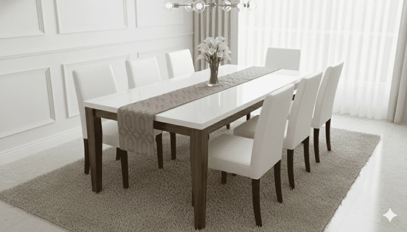 Camino de mesa pinares geometric 32cmx170cm - Mantelería | D' Ensueño