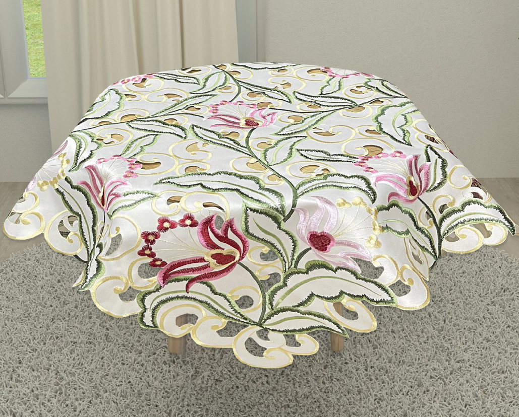 Carpeta bordada 21145 85cmx85cm - Mantelería | D' Ensueño