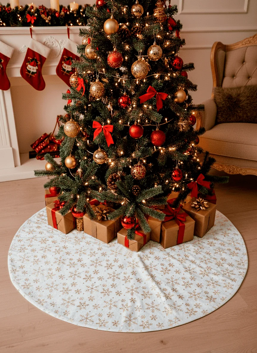 Pie de árbol lux 1,5 m de diámetro - Navidad Colombia