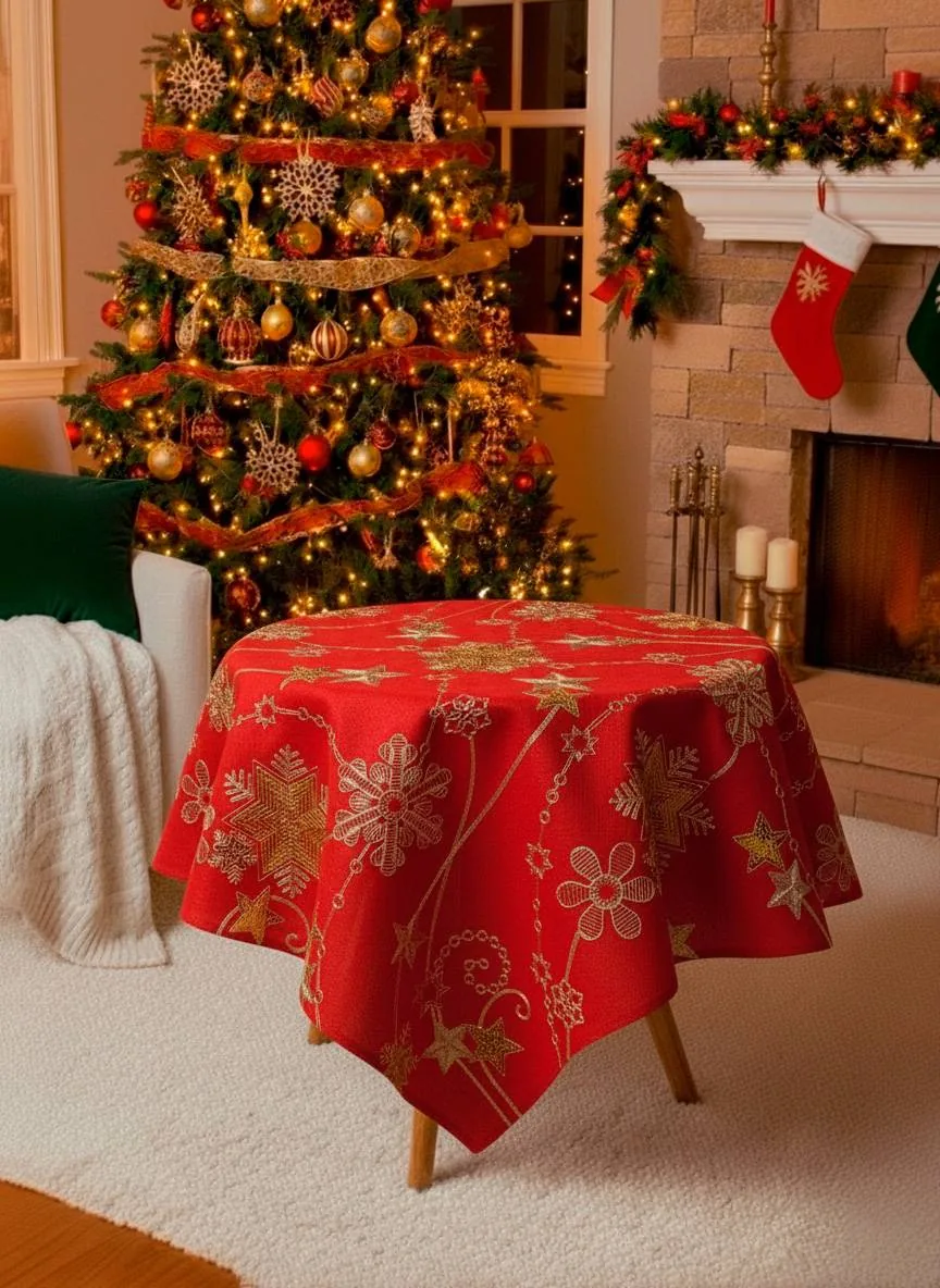 Carpeta ponce 85cmx85cm - Navidad | D' Ensueño
