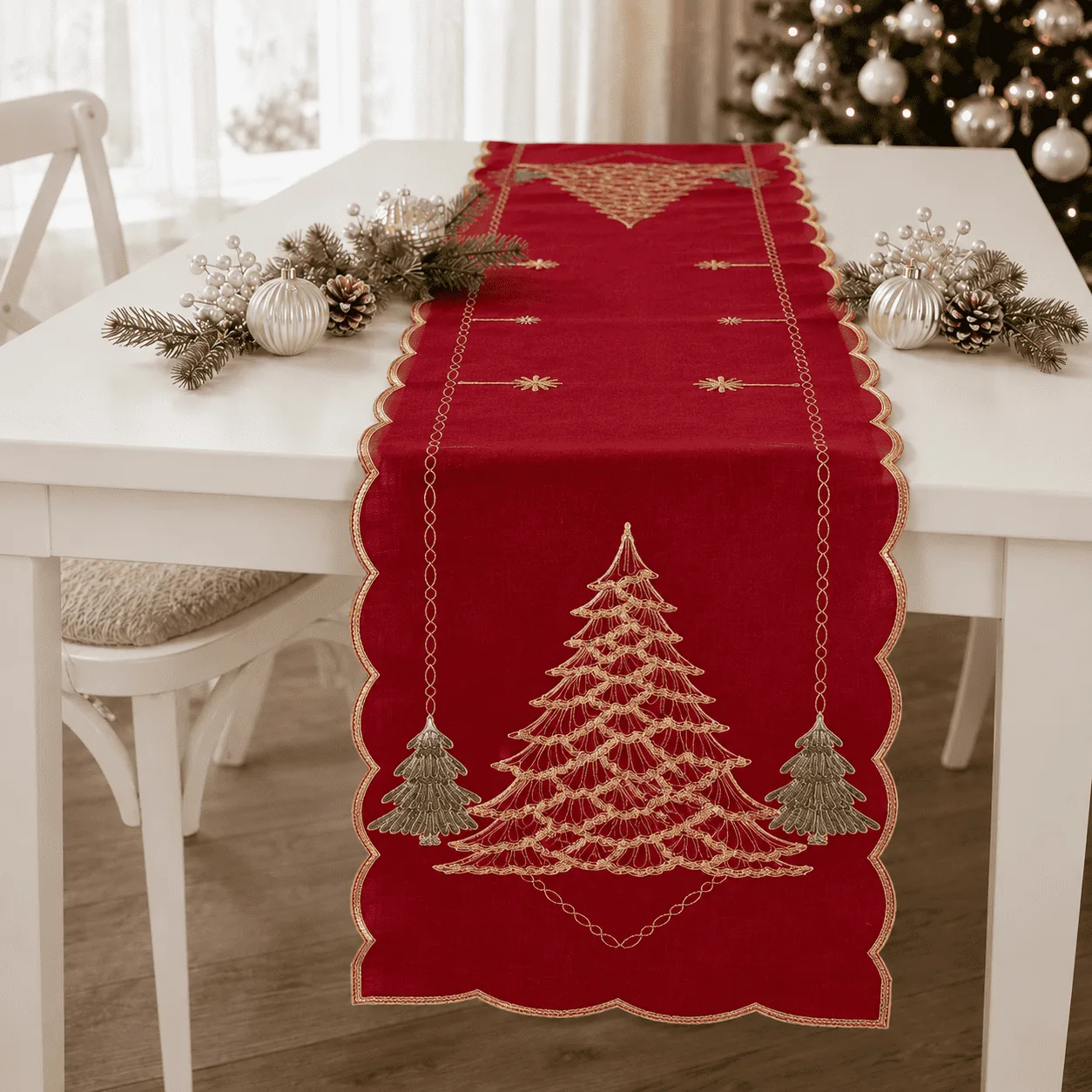 Camino de mesa arbre 40cmx150cm - Navidad Colombia