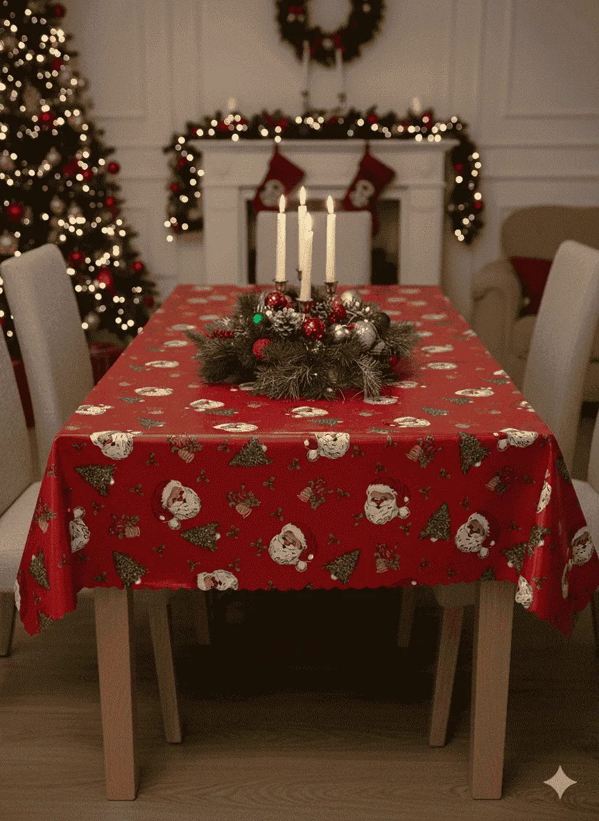 Mantel navideño rectangular - Catálogo navidad | D' Ensueño