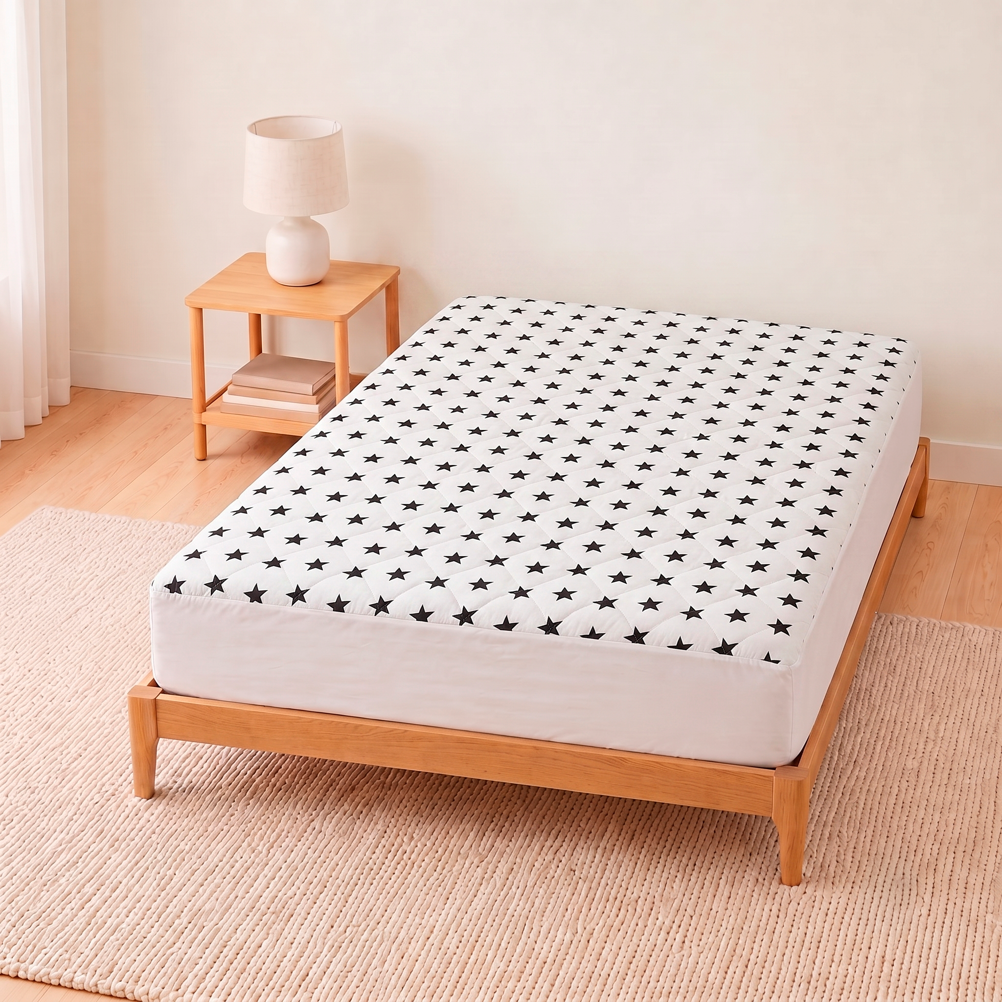 Protector de colchón estamp ado. kingsize - Protectores | D' Ensueño