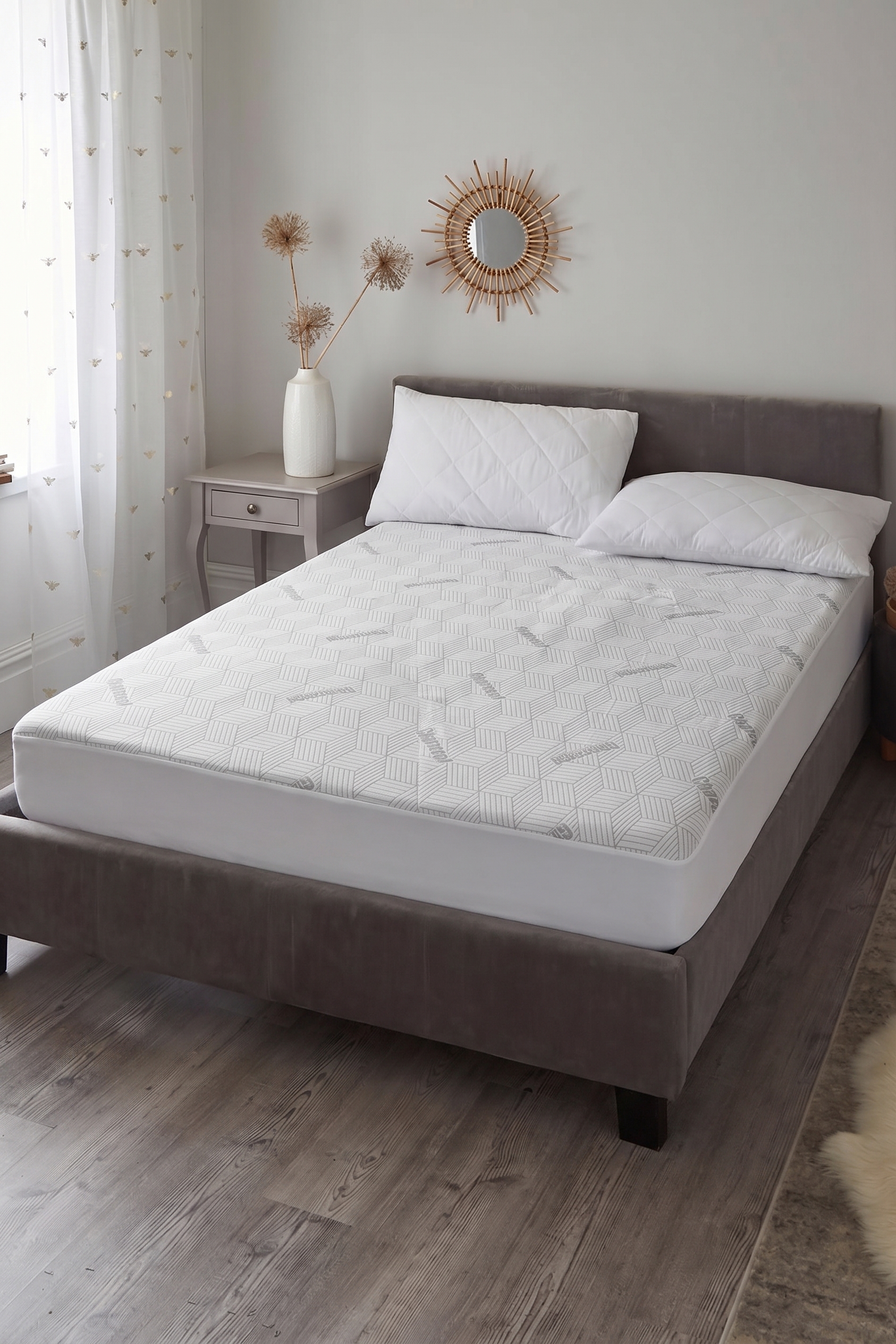 Protector de colchón dania tela y antifluido. doble - Protectores | D' Ensueño