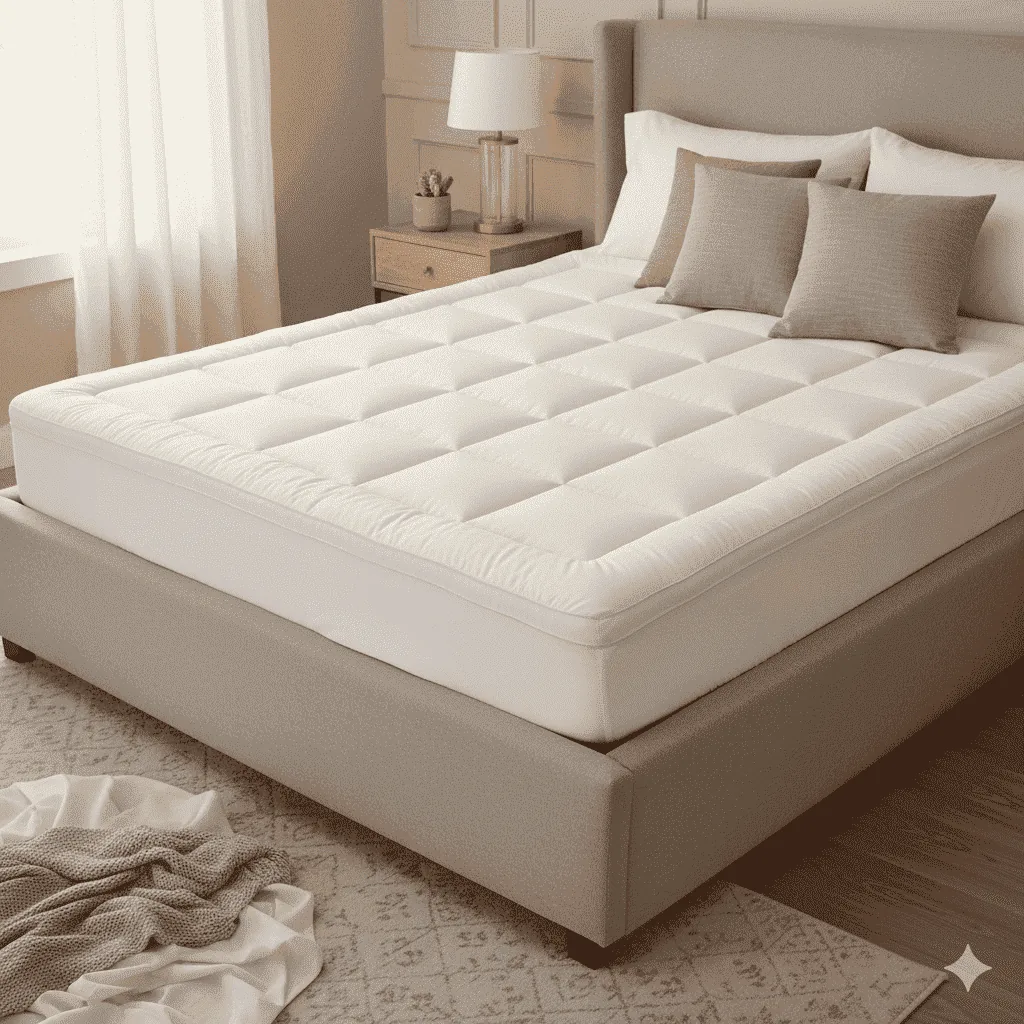 Protector de colchón acolchado pillow sencillo - Protectores | D' Ensueño