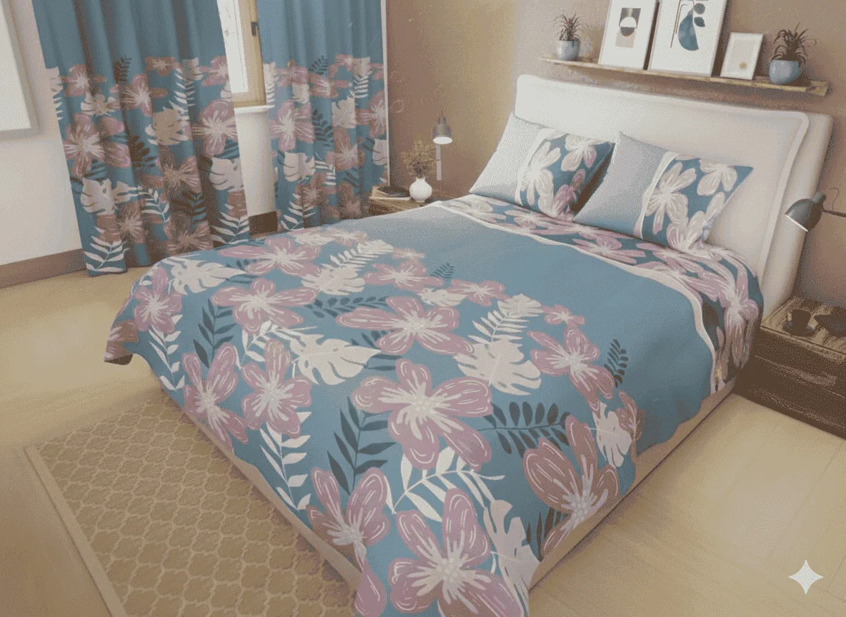 Juego de sábanas reactiv queen - Sábanas Colombia