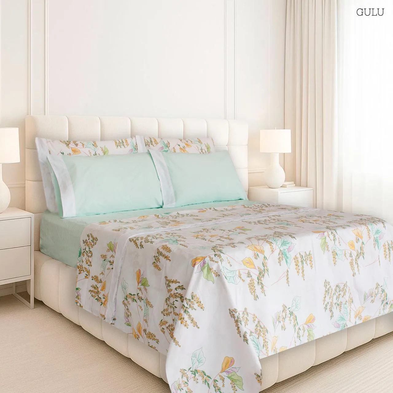 Juego de sábanas zafira juego de sábanas en género 50% algodón 50% poliéster. queen - Sábanas | D' Ensueño