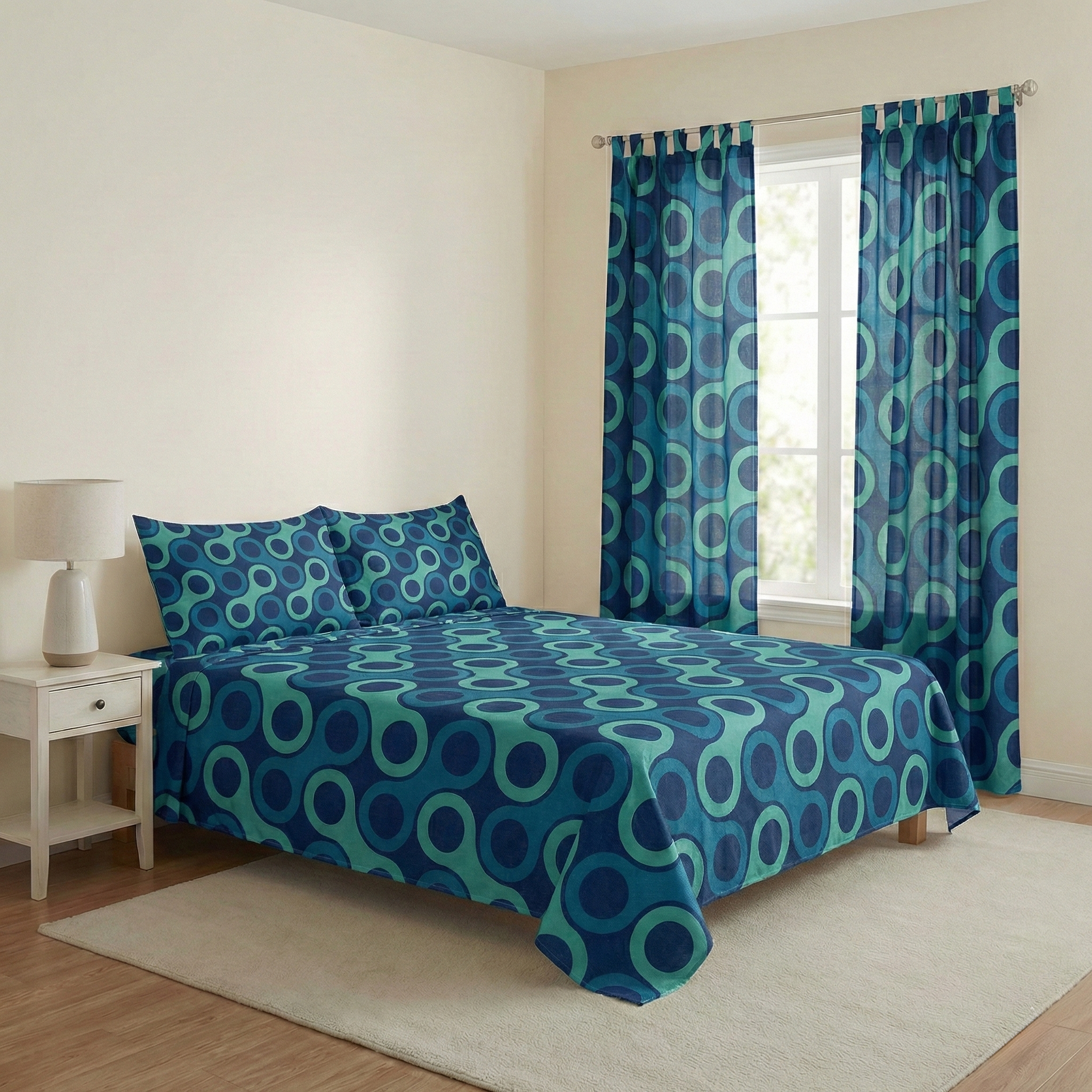 Kit de sábanas + cortinas semidoble - Sábanas | D' Ensueño