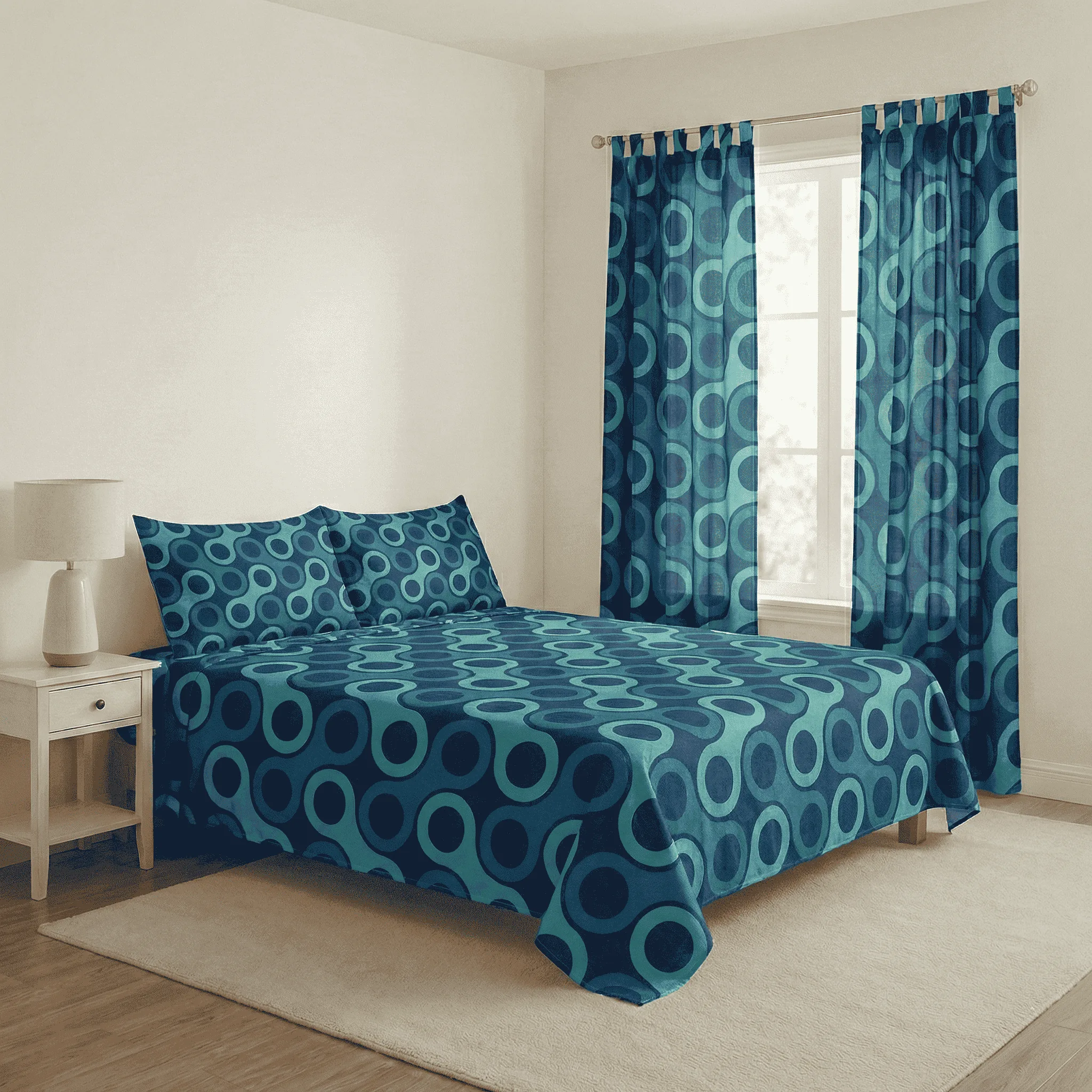 Kit de sábanas + cortinas semidoble - Sábanas | D' Ensueño