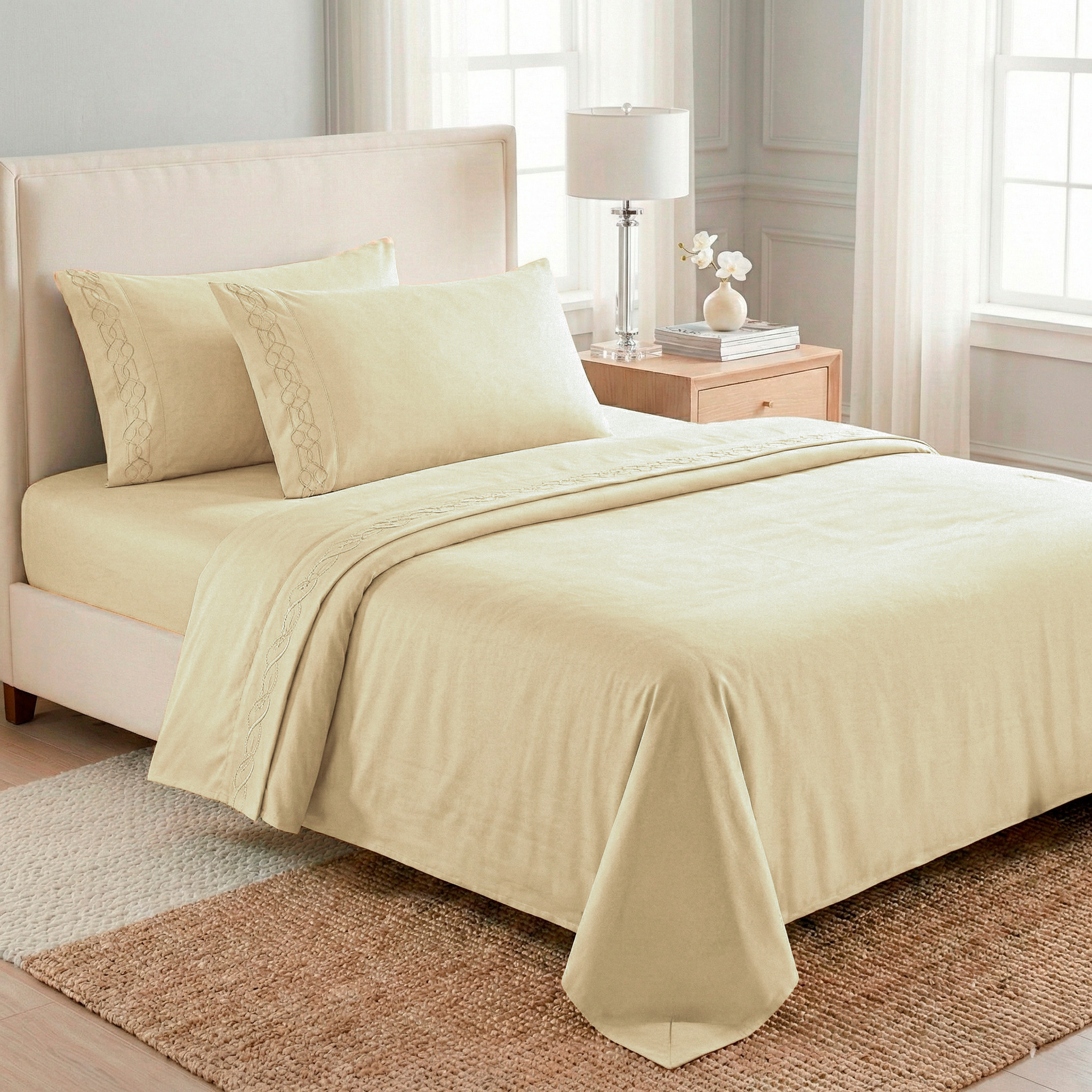 Juego de sábanas sofía king - Sábanas | D' Ensueño