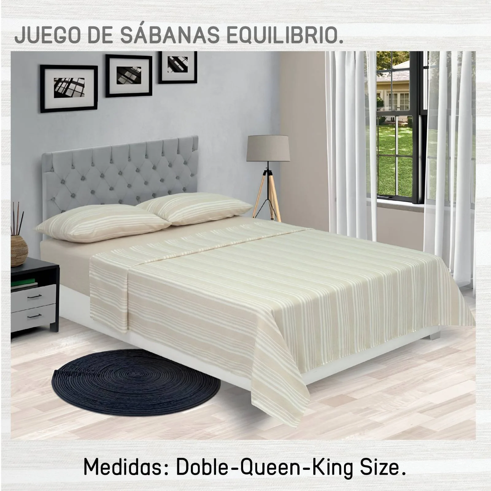 Sabana equilibrio queen - Sábanas Colombia