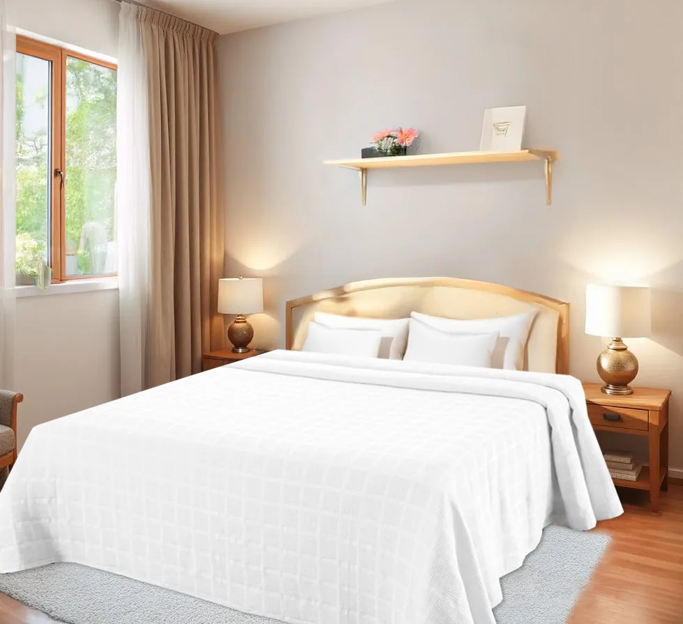 Colcha domino sin fleco doble - Tendidos estándar Colombia