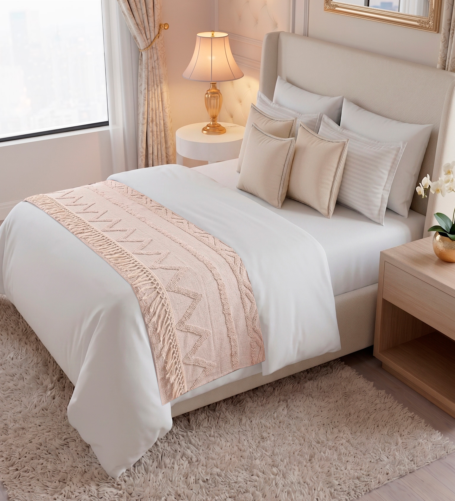 Pie de cama serel lux 60cmx200cm - Tendidos premium | D' Ensueño