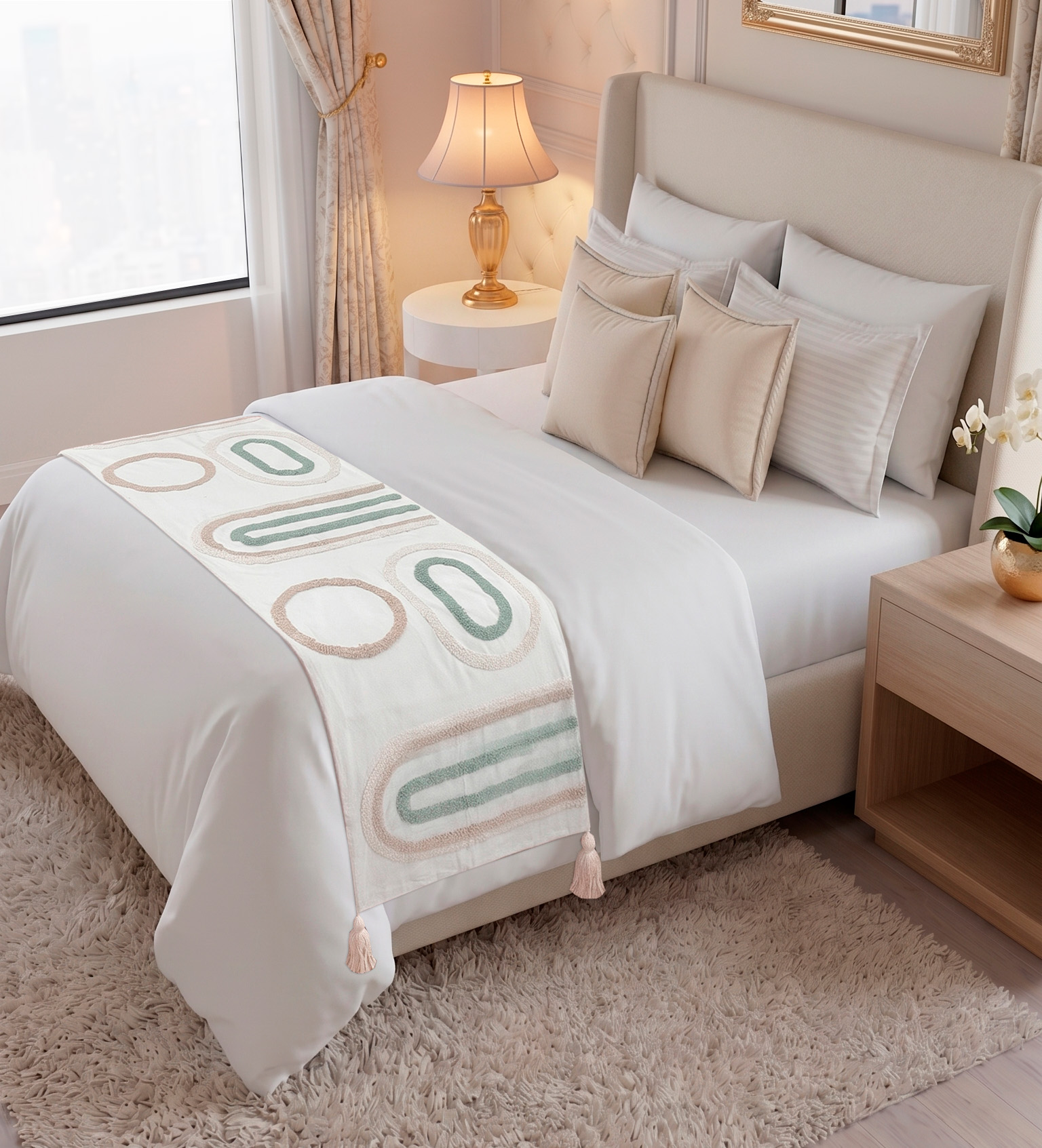 Pie de cama kala 60cmx200cm - Tendidos premium | D' Ensueño