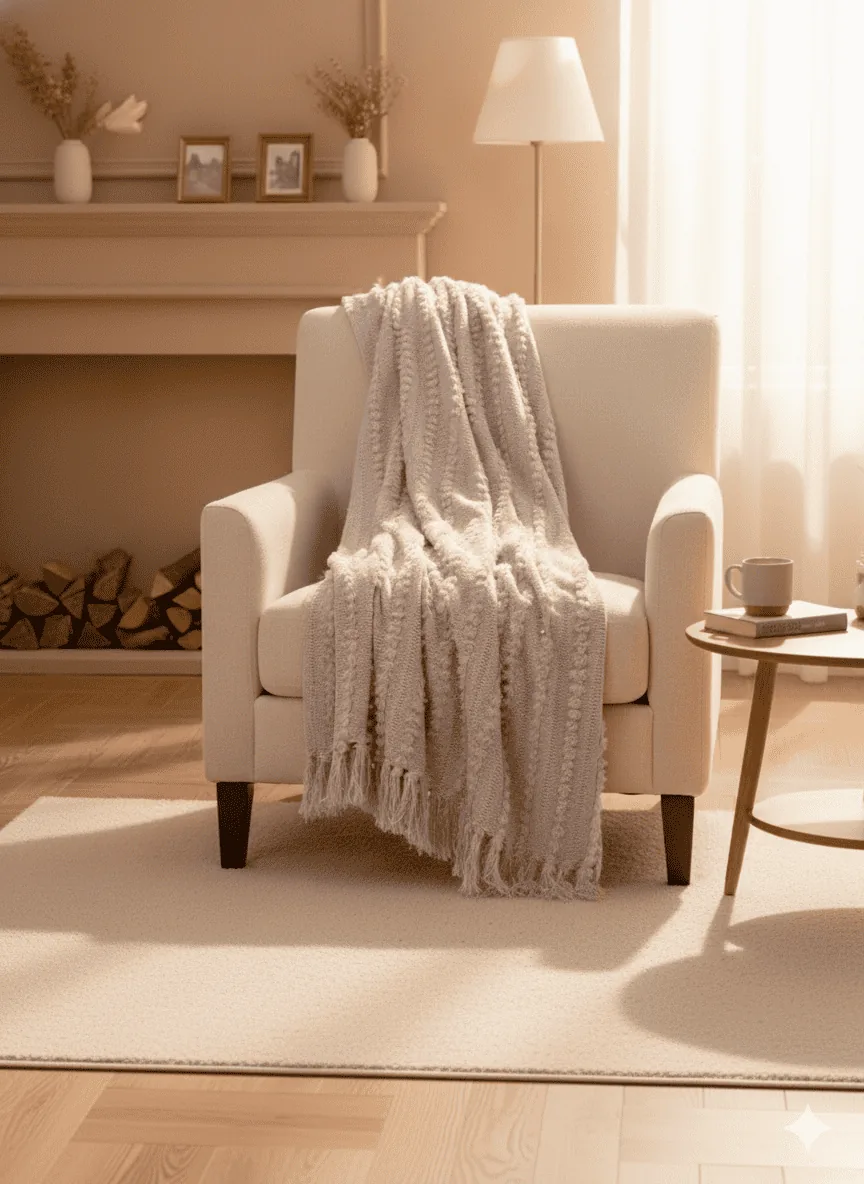 Pie de cama throwl 130cmx150cm - Tendidos premium Colombia