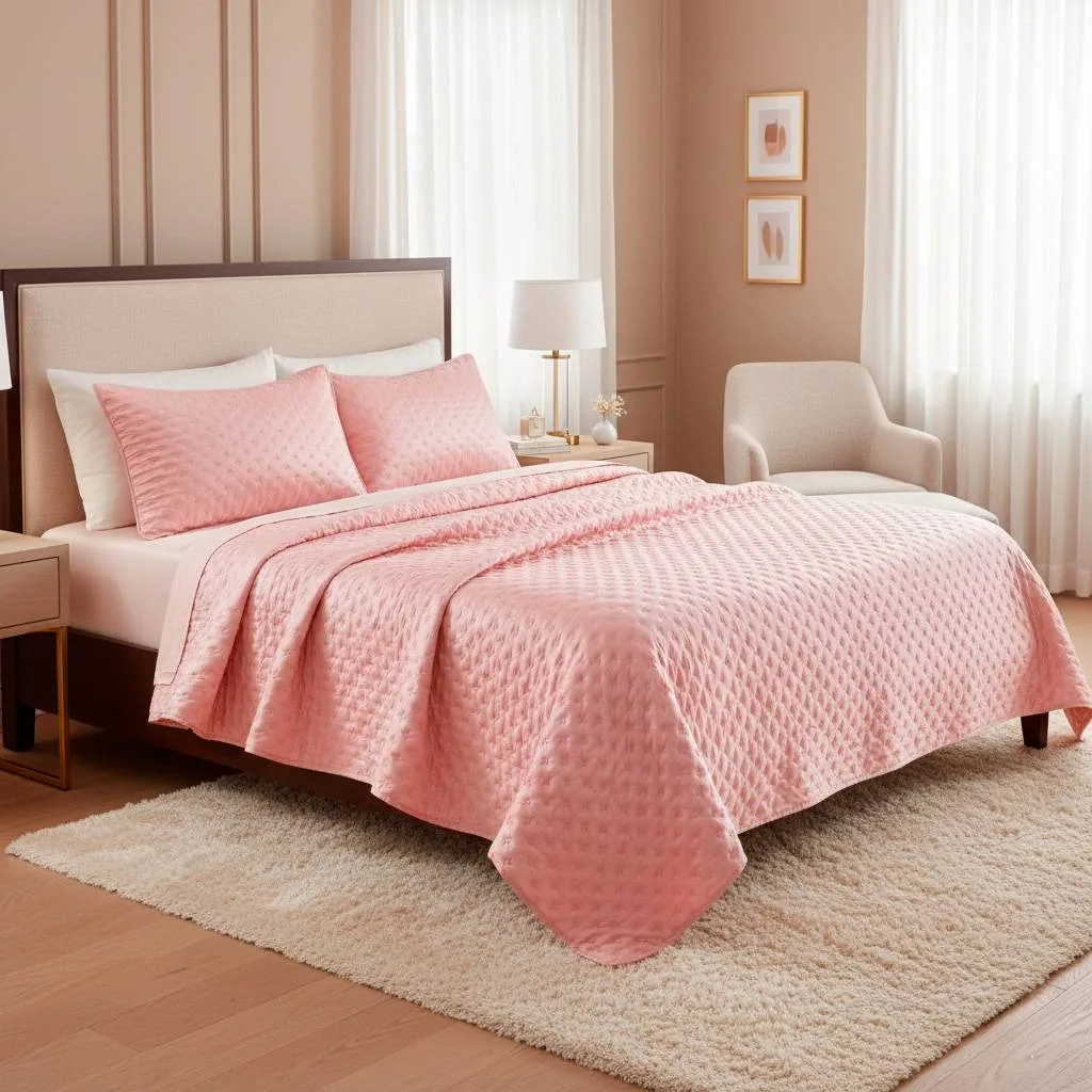 Colcha milano satín semidoble - Tendidos premium | D' Ensueño