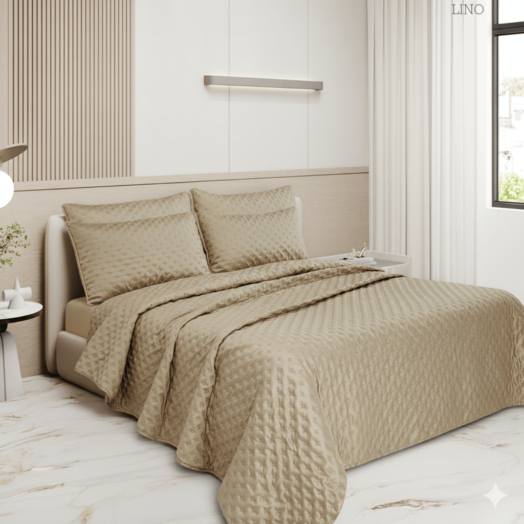 Colcha milano satín doble - Tendidos premium | D' Ensueño