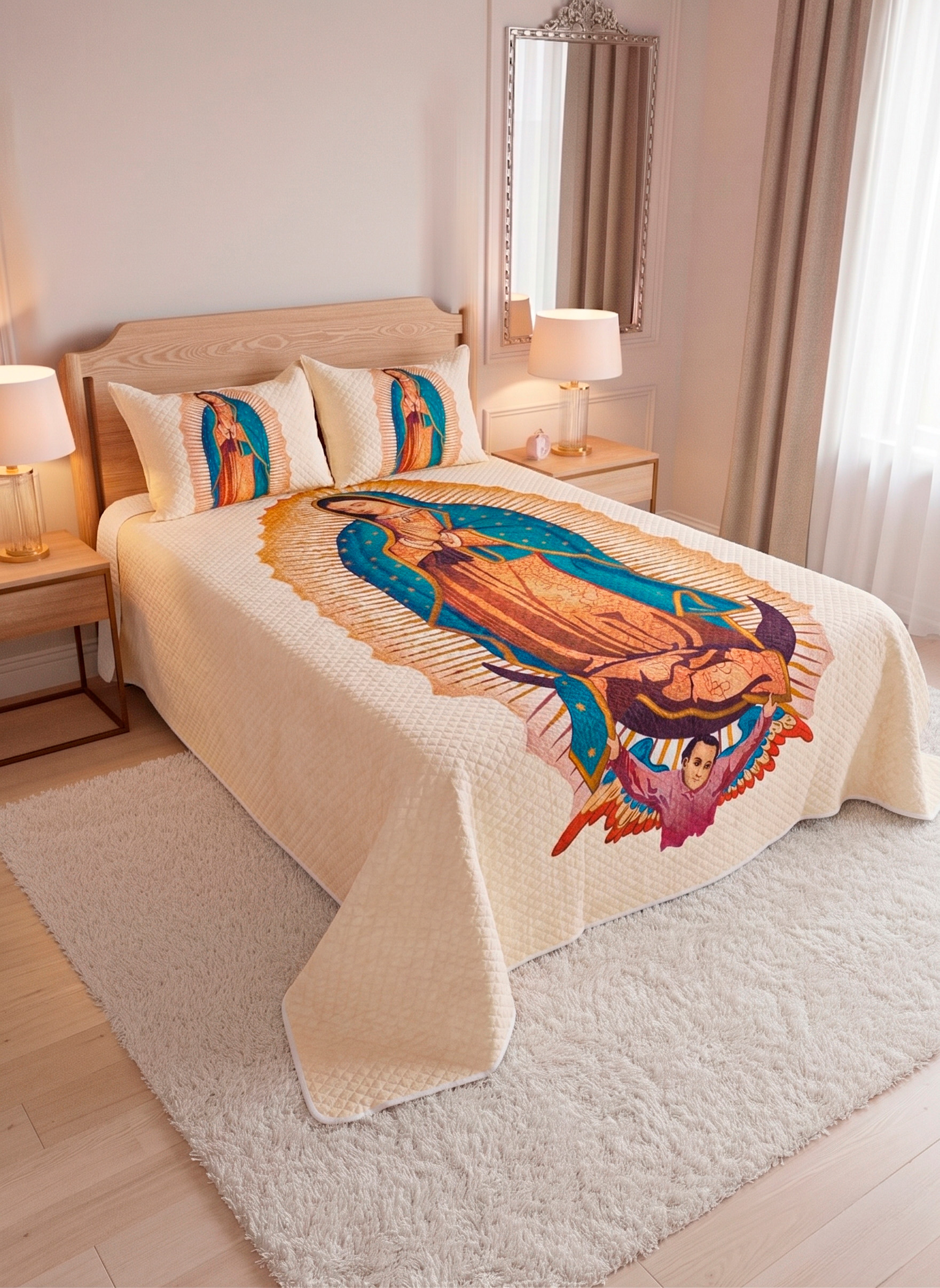 Tendido de cama amaia semidoble - Tendidos premium | D' Ensueño