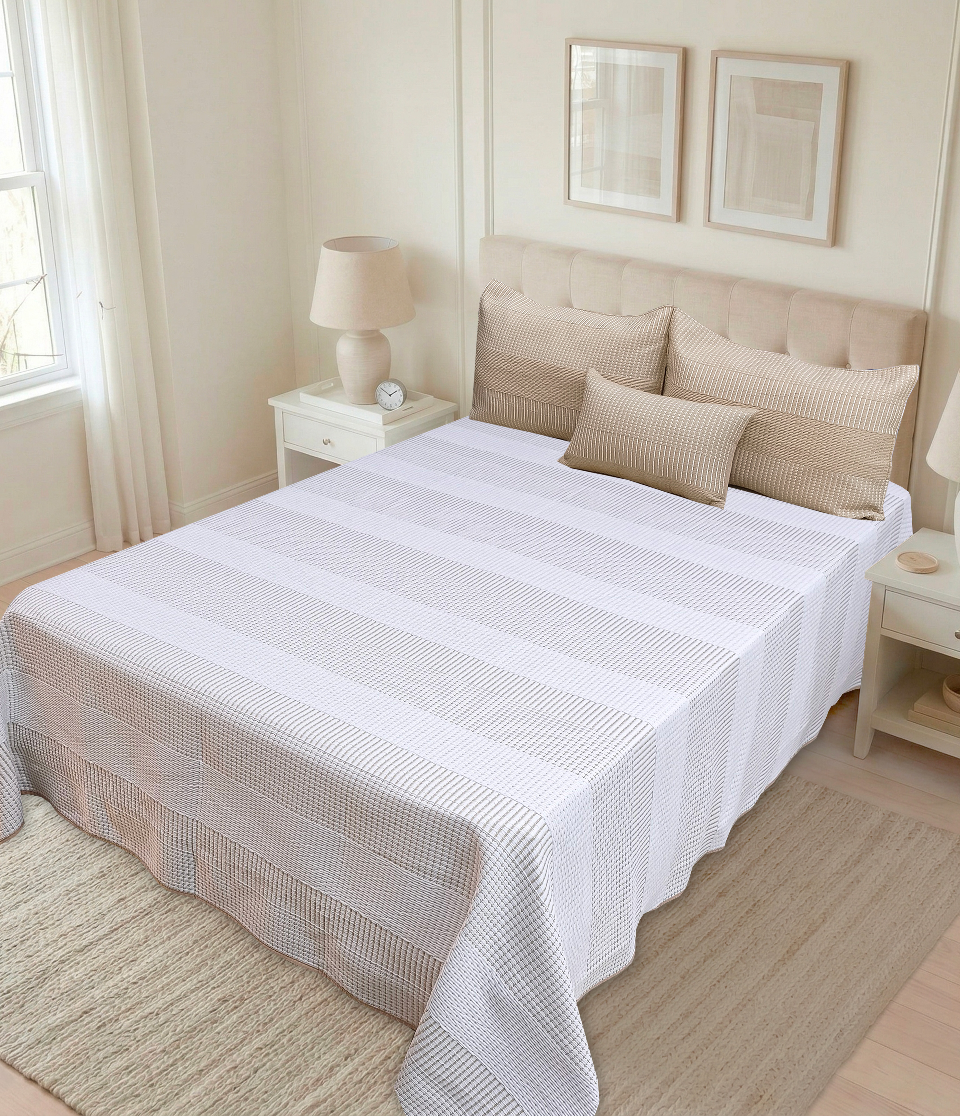 Tendido de cama doble faz lua kingsize - Tendidos premium | D' Ensueño